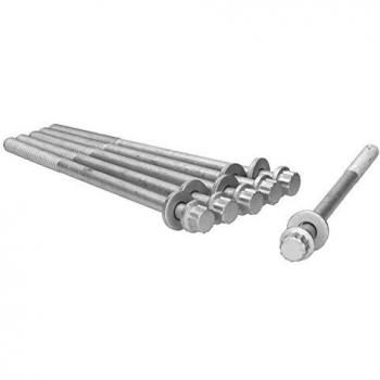 Juego de tornillos de culata AJUSA 81046800 - Tornillos de culata, fabricados por Ajusa, modelo 81046800, incluye todos los tornillos necesarios para la instalación del cabezal en motores específicos, garantiza un