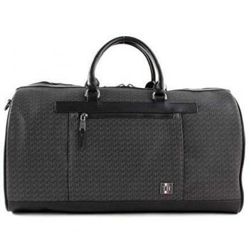 Tommy Hilfiger recubierto lienzo Monogram Weekender Black Monogram