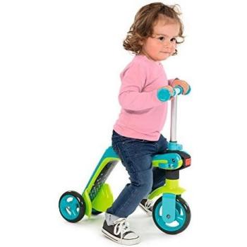 Patinete reversible 2en1 azul
