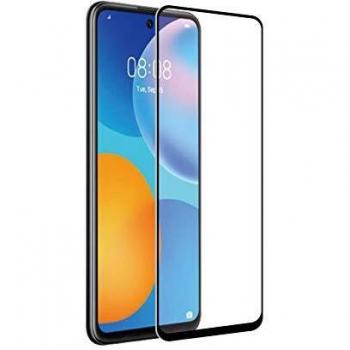 muvit for change Protector Pantalla Huawei P Smart 2021 vidrido Templado Plano Marco Negro