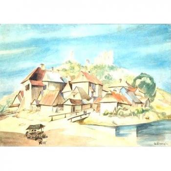WLADYSLAW SKOCZYLAS un paisaje TWT de Polonia en cartel de la reproducción A3 200gsm suave-satén-en tarjeta del arte