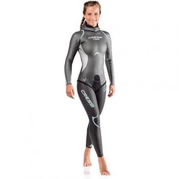 Cressi Free Traje, Mujeres, Negro, M/3