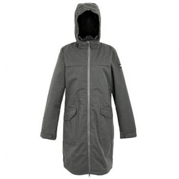 Regatta Women's Lightweight Romine II Waterproof Parka Jacket Grey Sky Marl Black, Size: 18