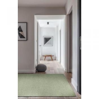 Alfombra moderna de tejido plano verde 200x280 cm - colección Mist Beneffito Pearl Moss