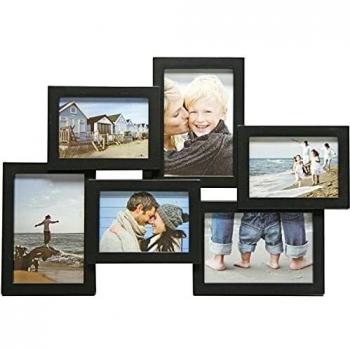 Henzo Driftwood 30x40 dbraun Marco de Fotos, marrón Oscuro, 140 x 40 x 1.5 cm