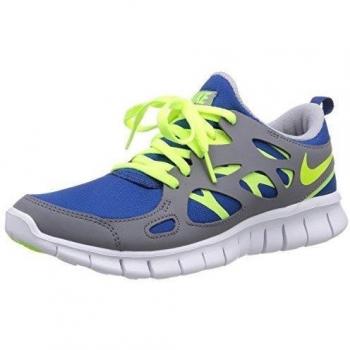 NikeFree Run 2 (GS) - zapatillas de running Niños-Niñas
, color Azul, talla 38
