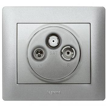 Legrand galea life - Tapa para toma telefono rj12/rdsi galea bronce