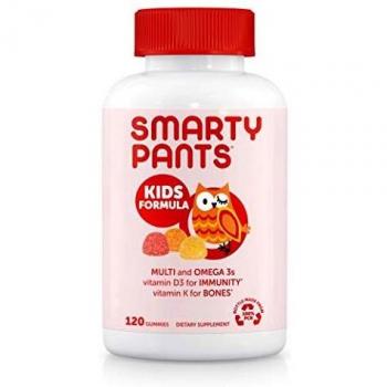 SmartyPants Kids Complete Daily Gummy Vitamins: Gluten Free, Multivitamin & Omega 3 Fish Oil