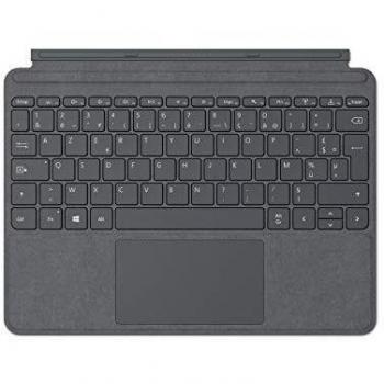 Funda con Teclado AZERTY para Surface Go 2 y Go 3 - Gris Anthracite