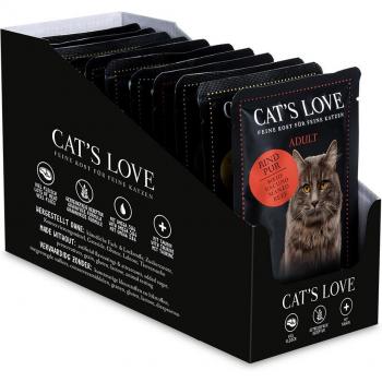 Cat's Love Adult Sobre en Gelatina para gatos – Multipack 12