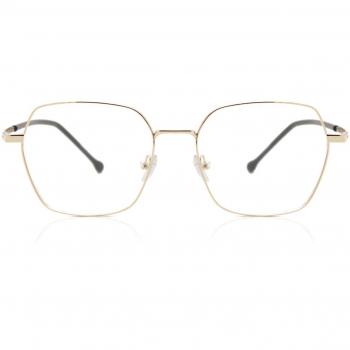 Cuadrado Montuta Completa Metálico Dorados Armazones para Hombre - Gafas Anti-Azules - SmartBuy Collection