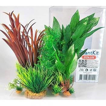 Kit de 6 Plantas Artificiales para Acuarios Zolux Idro N°2