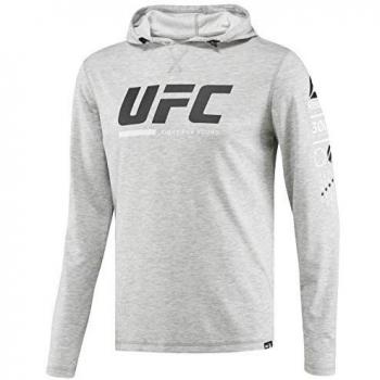 Reebok Ufc Fg Pullover Sudadera, Hombre, Gris