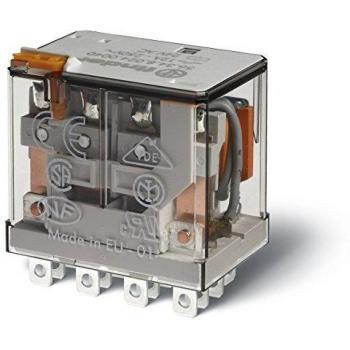 Relé industrial Finder 56.34.8, 48V AC, 12A, 4 contactos conmutadores (10 unidades)