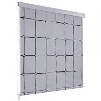 vidaXL Persiana Enrollable Ducha 160x240 Cuadrado Cortina Baño Bañera Regadera