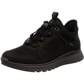 Ecco Women's Exostride Black Sneakers Size 42 with Flat Sole