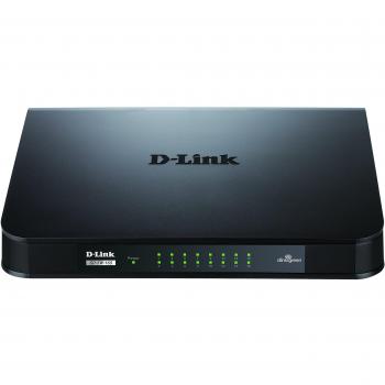 Switch D-Link GO-SW-16G de 16 Puertos Gigabit, Auto MDI/MDIX, Easy Desktop Plug and Play