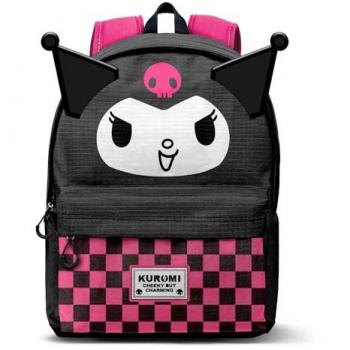 Mochila Kuromi Chess - Sanrio Karactermania - Negro - Tamaño Único - Ripstop - 31x44 cm, Capacidad 24 L