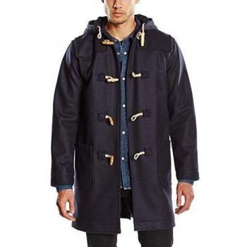 Armor Lux Duffle Coat - Abrigo para hombre, color d85 rich navy, talla S