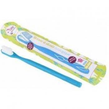 Lamazuna - Cepillo de dientes recargable azul - Medio