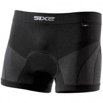 Sixs Box6 V2 Carbon Black Padded Boxer Shorts for Men 3XL/4XL