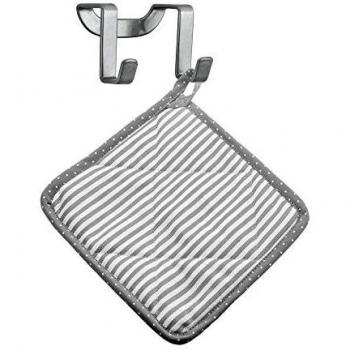 Metaltex PERCHITA Doble 'Galileo', Metal, Gris Metalizado, Centimeters
