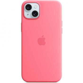 Apple Funda de silicona con MagSafe para el iPhone 15 Plus - Rosa