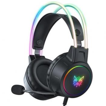 Auriculares Gaming Onikuma X15 Pro con Cable, Micrófono y Cancelación de Ruido, RGB para PC y Laptop