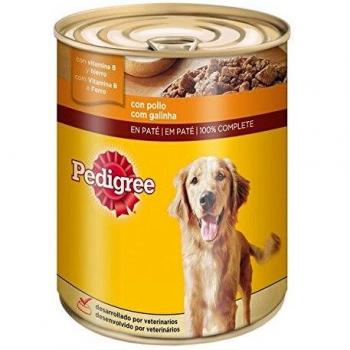 Pedigree Chopped Ground Dinner Chicken Flavor Wet Dog Food Can