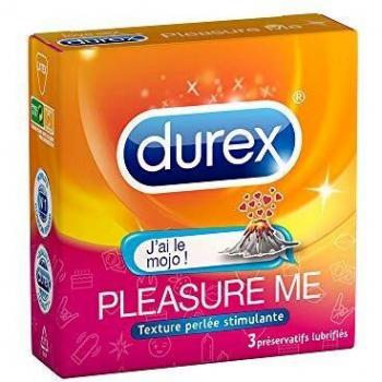 DUREX - Preservativos texturados Pleasure Me - Caja de 3 unidades