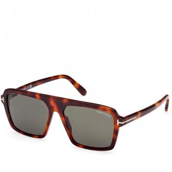 Gafas de sol Tom Ford Vincent FT1176 para hombre, marrón, tamaño 56 mm
