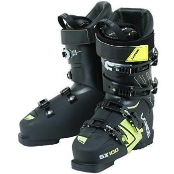 Lange SX 100 - Botas de esquí de hombre, color Negro/Amarillo, talla 25.5