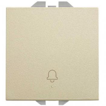 Pulsador Simon 20000152-094 con grabado Campana 10A