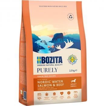 Bozita Grain Free Salmón y Vacuno para Perros Pequeños - 2,5 kg
