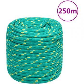 Cuerda de barco polipropileno verde 16 mm 250 m
