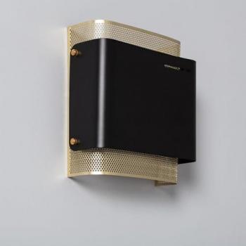 Aplique de Pared LED 6W Metal Duchamp Negro Decorativo para Salón y Dormitorio