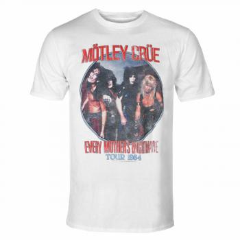 Mötley Crüe Every Mothers Nightmare White Men's T-Shirt XL - Rock Off