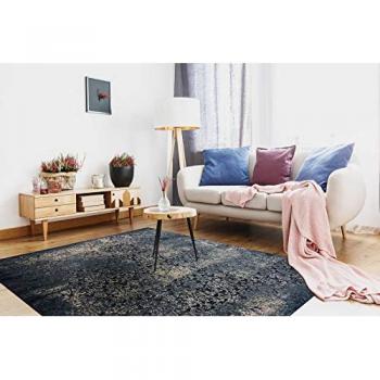Alfombra Nain Vintage Rosone 7010/50911 Azul Oscuro / Beige 200x300 cm