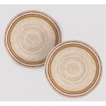 Mantel antimanchas individual Lock Ocre 39x39 cm