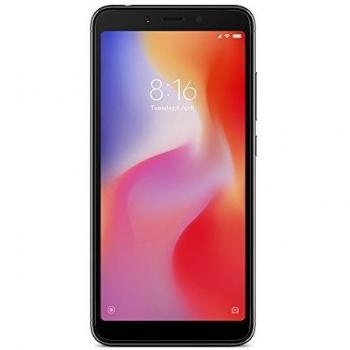 Xiaomi Redmi 6A Smartphone Negro - Pantalla 5.45 - Procesador QC 2GHz - Memoria RAM 2GB - Almacenamiento Interno 16GB - Cámara Dual 13/5MP - Conectividad 4G y Doble SIM - Batería de 3000mAh - Sistema Operativo Android 8.1