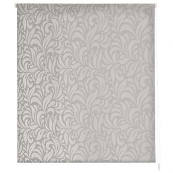 Estor Enrollable Translúcido Jacquard MYRCELLA Gris 170 x 255 cm - Fácil Instalación para Ventanas y Puertas