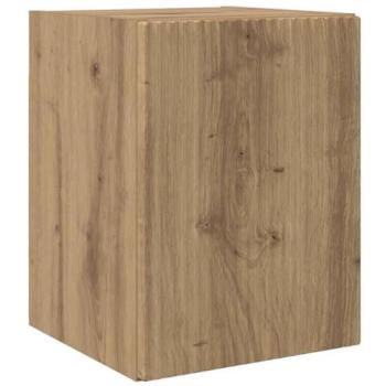 Mueble de TV Montado en la Pared de Roble Artesanal 30 x 31 x 40 cm, Madera Ingenierizada