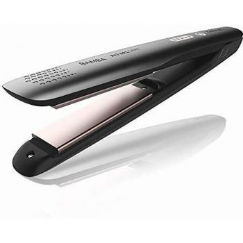 Cecotec Plancha de pelo 890 Titanium, placas de titanio, ajuste de temperatura 140-200 ºC,apagado automático, 3m de cable,protector de placas de silicona