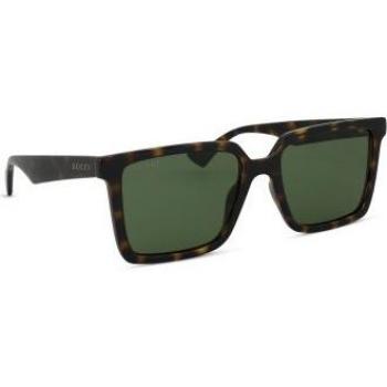 Gucci GG1540S 002 55 Havana/Green Sunglasses for Men, Multicolor, Size: 55 MM