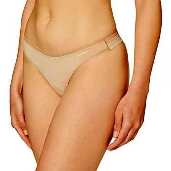 Calvin Klein Thong, Tanga para Mujer, Beige