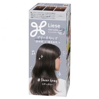 Kao - Liese Tint Color Gel Hair Color Sheer Gray - 191ml