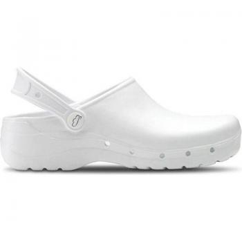 Zuecos Sanitarios Flotantes Antiestáticos Feliz Caminar - Blanco