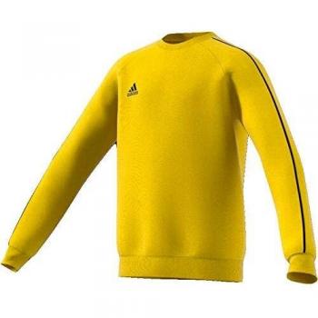 adidas Core 18 Sweat Top Sudadera, Niños, Yellow/Black, 128