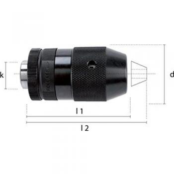 Hepyc 61030001004 - Portabrocas/Accesorios para taladrado, Ø1.00-10.00mm, L 65mm, l 72mm