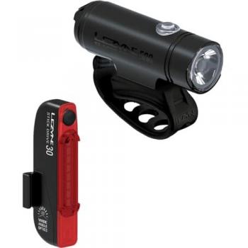 Set de Luces Lezyne Classic Drive 500 lm + Stick Drive Negro